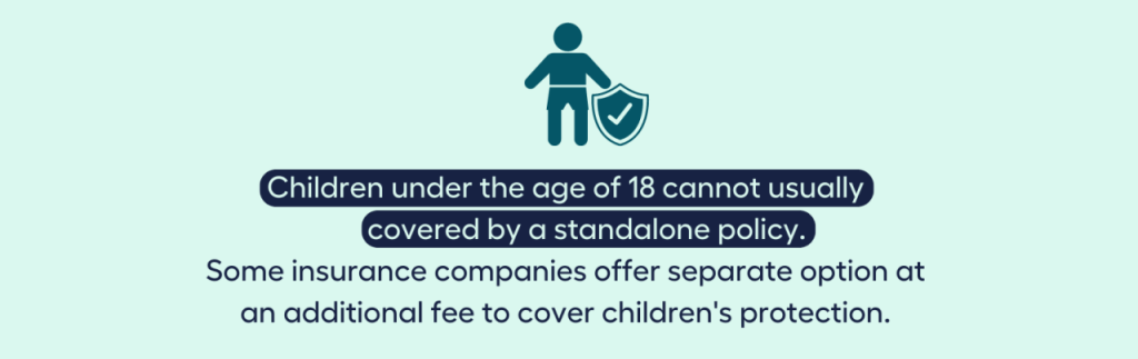 Family life insurance plans for parents with young children under 5