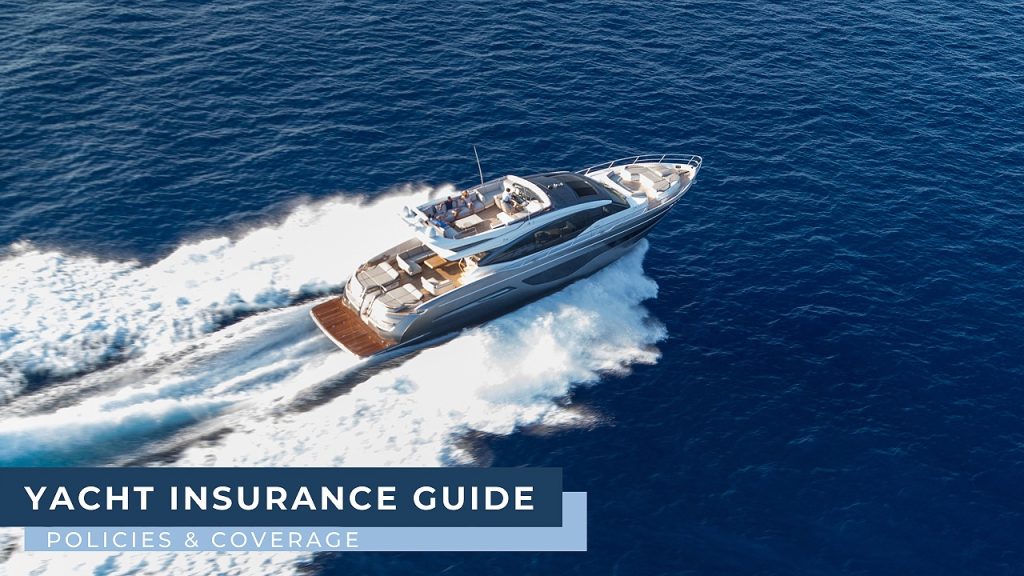 Comprehensive insurance for luxury yachts with personal watercraft